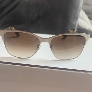 Bobbi Brown Cream and Gold Sunglasses